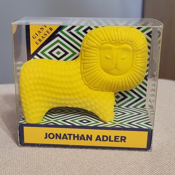 Jonathan Adler Office Nwt Jonathan Adler Lion Eraser Poshmark